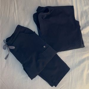 Figs scrubs in dark harbor set